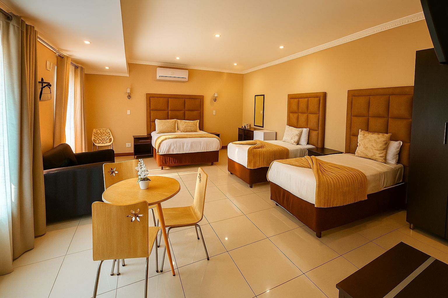 Aqua Stone Guest House Family Room
